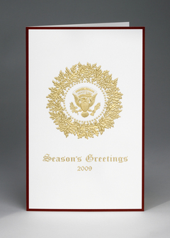 Obama Christmas Card 2009