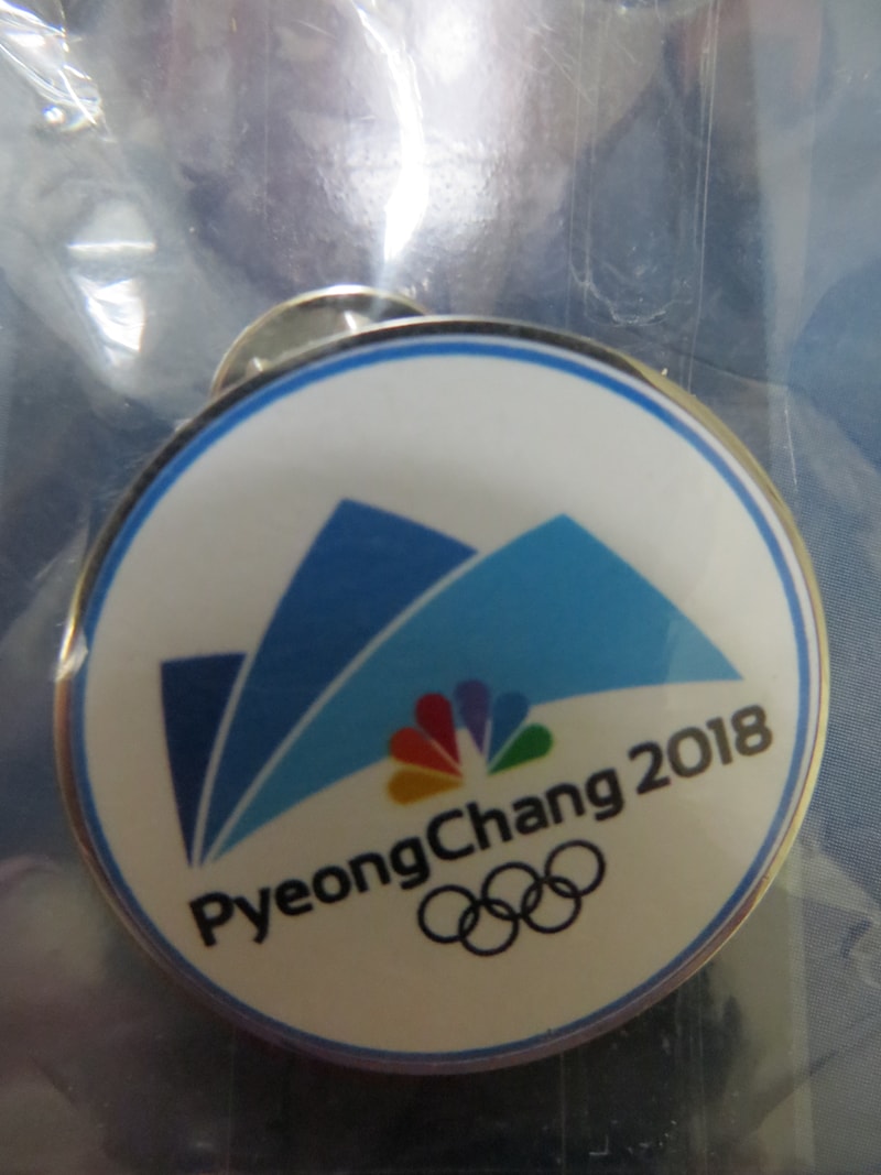 NBC PyeongChang Logo Media Pin of the 2018 Winter Olympics
