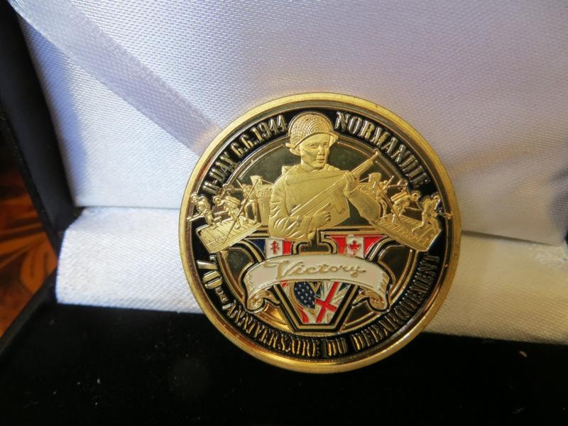 D Day Challenge Coin 70th Anniversary Normandy