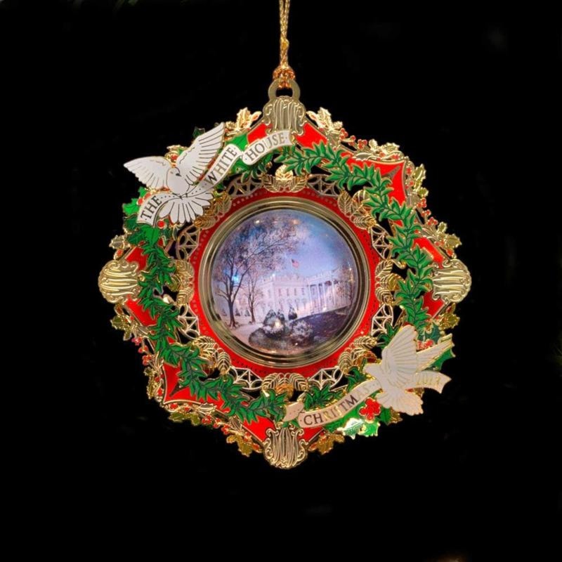 2015 2014 2013 set of white house ornaments 2015 2014 2013 set of white house ornaments