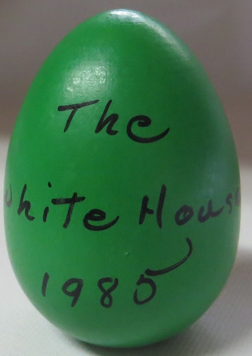 1985 Official White House Wooden Easter Egg Assorted