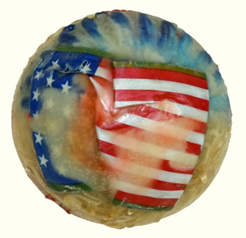 Freedom Wax Pottery Sphere Candle