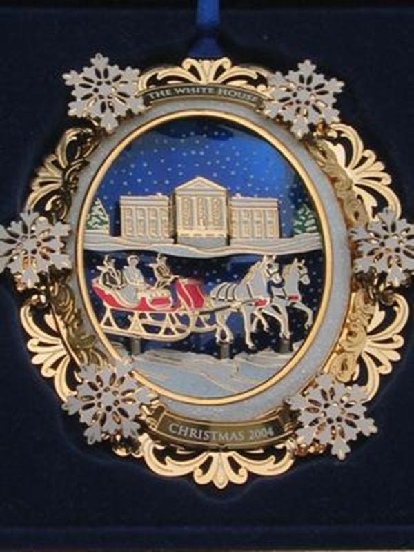 2004 Official White House Historical Association Hayes Ornament