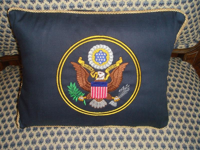 The Great Seal Cotton Pillow