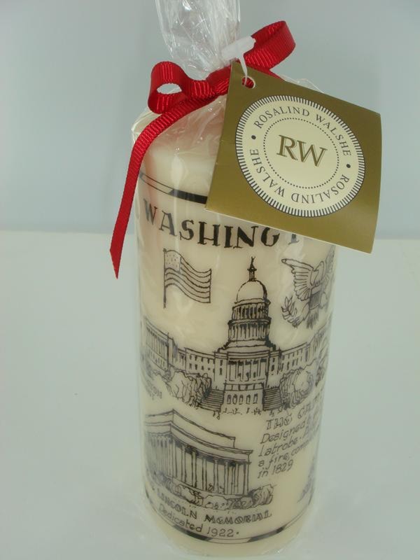 Washington DC 3" Pillar Candle