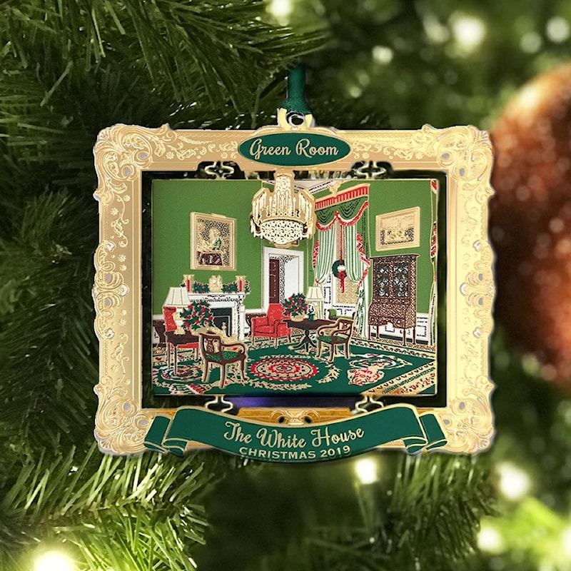 2019 White House Holidays Annual Ornament Green Room