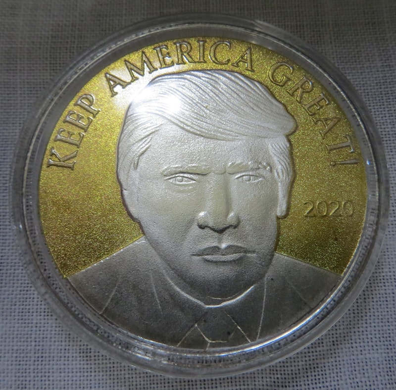 Donald Trump Coins 2020 US President Keep America Great Silver Gold Eagle Giet 
