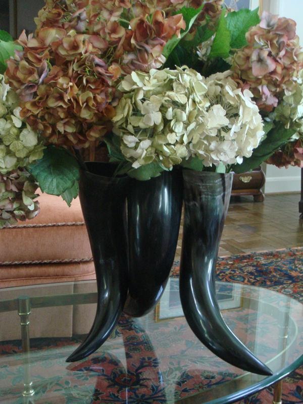 Unique Horn Vase