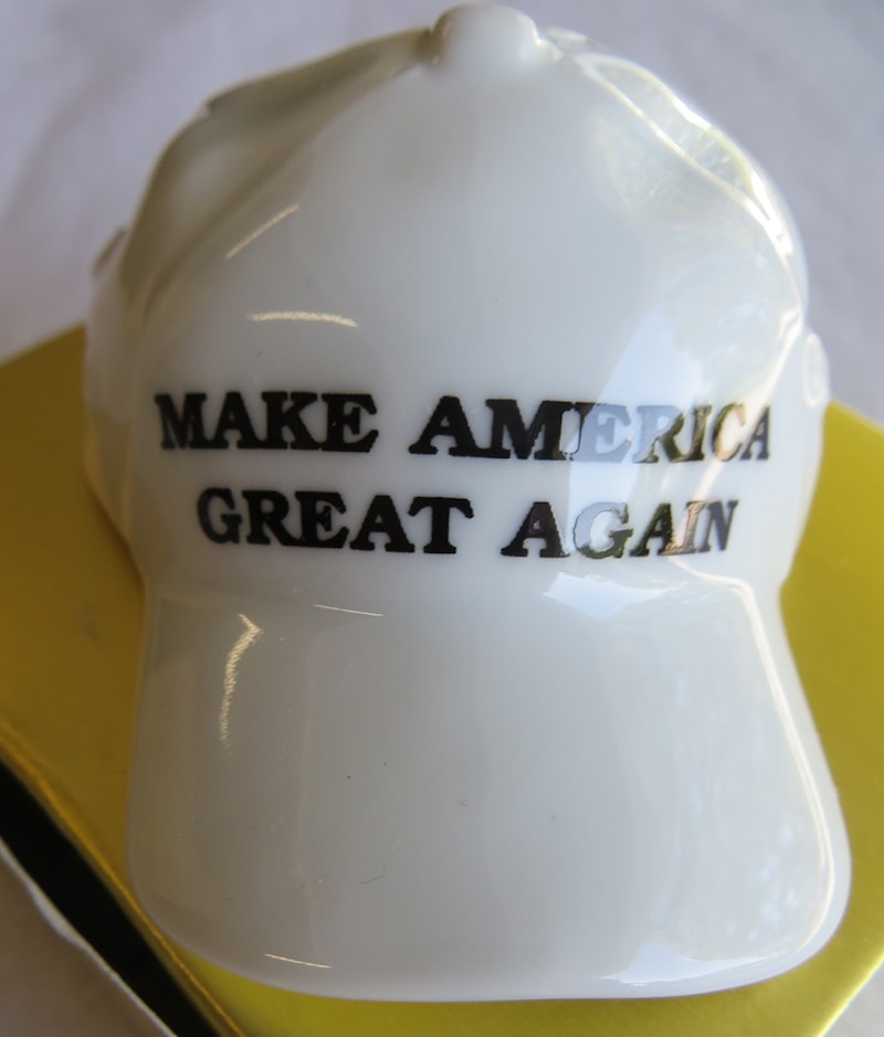 trump hat ornament