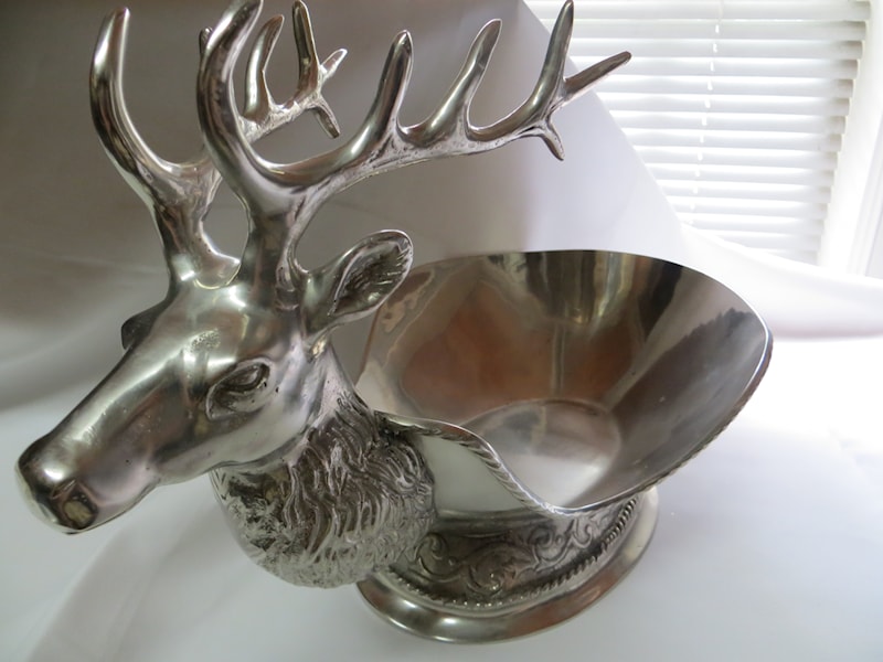 Antlered Deer Bowl