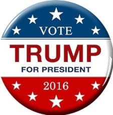 2020 DONALD TRUMP FOR PRESIDENT 2.25/" CAMPAIGN BUTTON SHOW YOUR SUPPORT