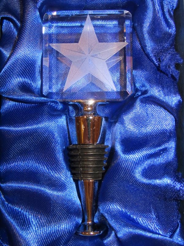Crystal Star Bottle Stopper